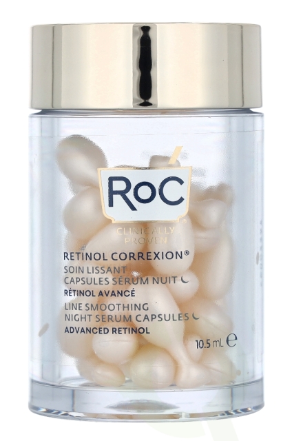 ROC Retinol Correxion Line Smoothing Night Serum 10.5 ml 30 Capsules