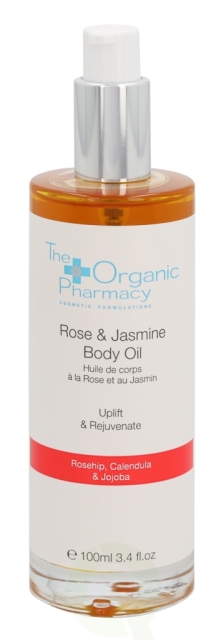 The Organic Pharmacy Rose & Jasmine Body Oil 100 ml Rosehip Canlendula & Jojoba