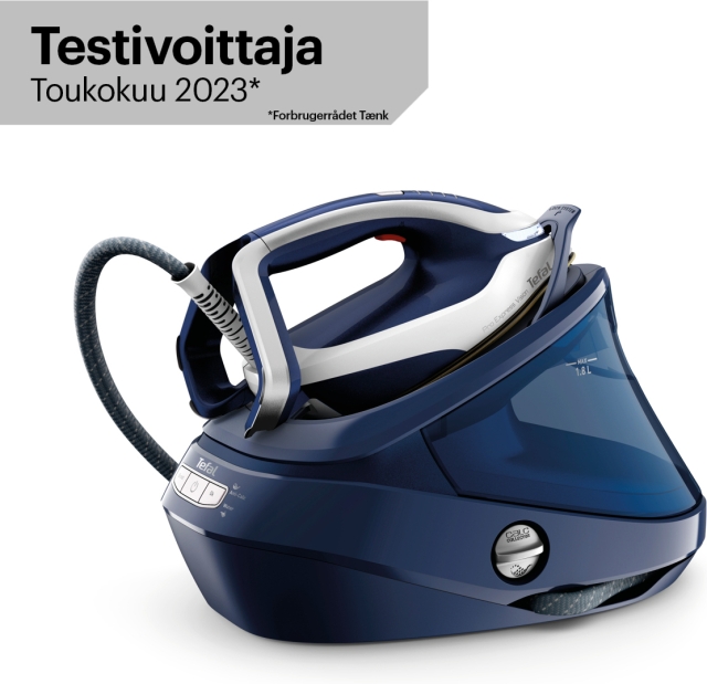 Tefal Pro Express Vision -höyrysilityskeskus, sininen/valkoinen