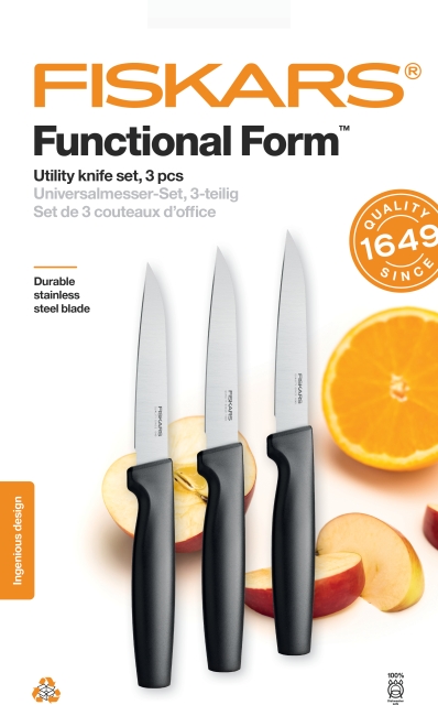 Fiskars Functional Form -yleisveitsisetti, 3-osainen
