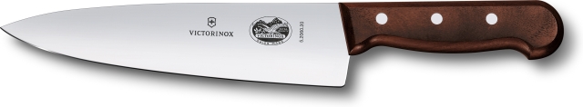 Victorinox Wood -kokkiveitsi, 20 cm, erikoisleveä