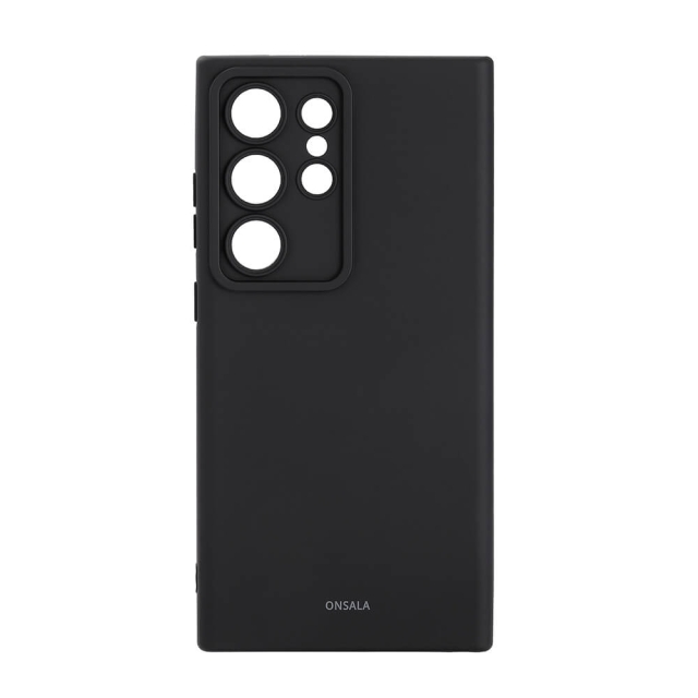 Onsala Backcover Sil Touch Samsung S24 Ultra 5G Black