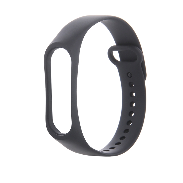 Silikoniranneke Xiaomi Mi Band 3 / 4 -laitteelle, musta