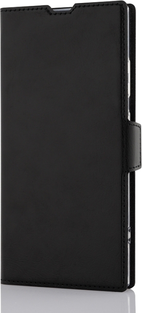 Wave BookCase -suojakuori, Samsung Galaxy S24 Ultra, musta