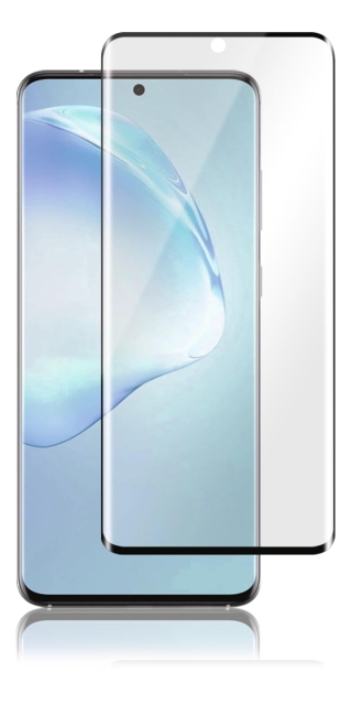 panzer Samsung Galaxy S20+, Curved Glass, black