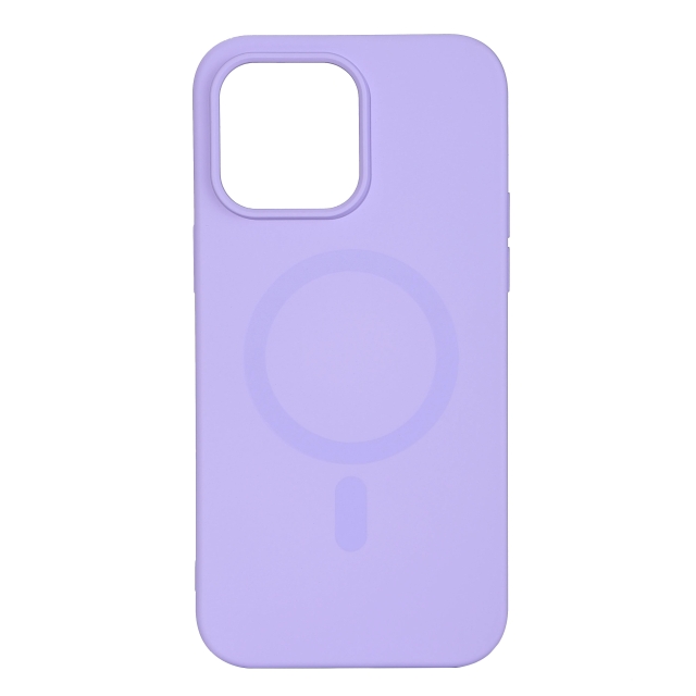Essentials iPhone 14 Pro Max Silicone Mag back cov,Purpl