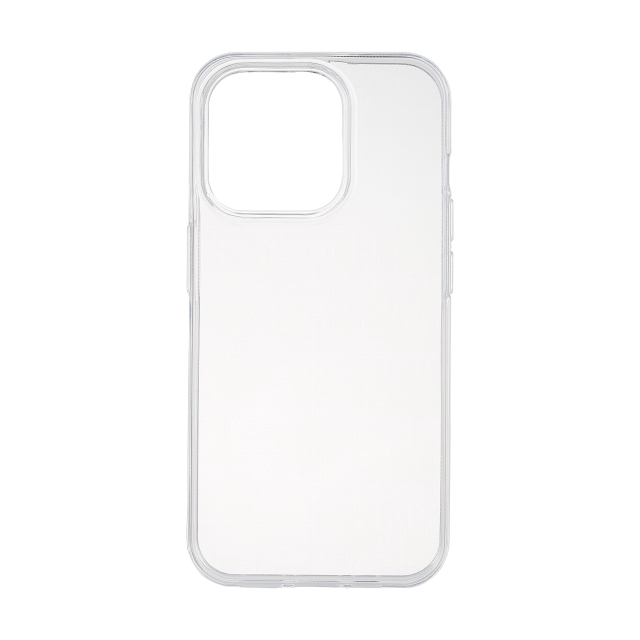 Essentials iPhone 15 Pro TPU back cover, transparent