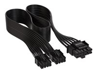 Corsair 12VHPWR (female) - 8 pin PCI Express power (female) Black Power cable