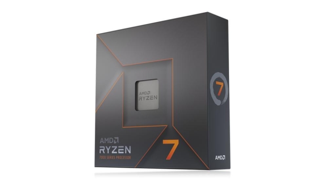 AMD CPU Ryzen 7 7700X 4,5 GHz 8 kärnor AM5 (WOF - med kylare)