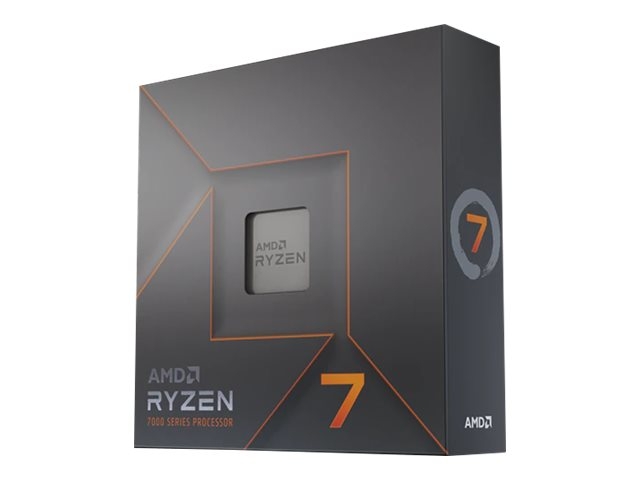 AMD CPU Ryzen 7 7700X 4,5 GHz 8 kärnor AM5 (TRAY - med kylare)