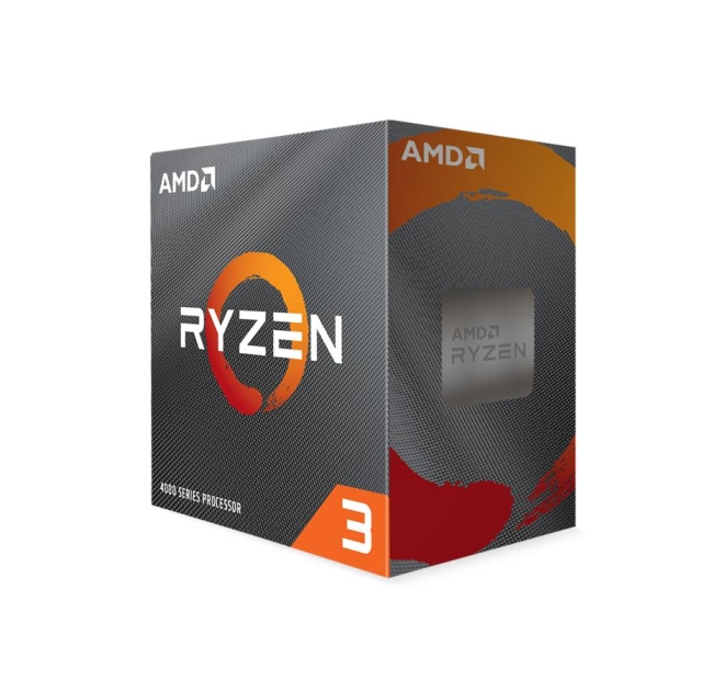 AMD CPU Ryzen 3 4100 3,8 GHz Quad-Core AM4 (PIB - med kylare)