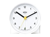 Braun BNC001 Alarm Clock White Analog