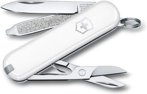 Victorinox Classic SD Falling Snow -monitoimityökalu, valkoinen