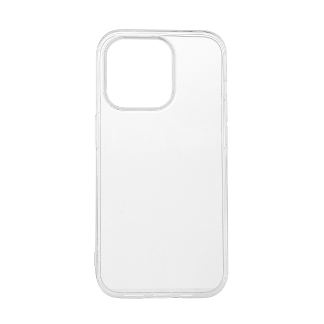 Essentials iPhone 14 Pro TPU back cover, Transparent