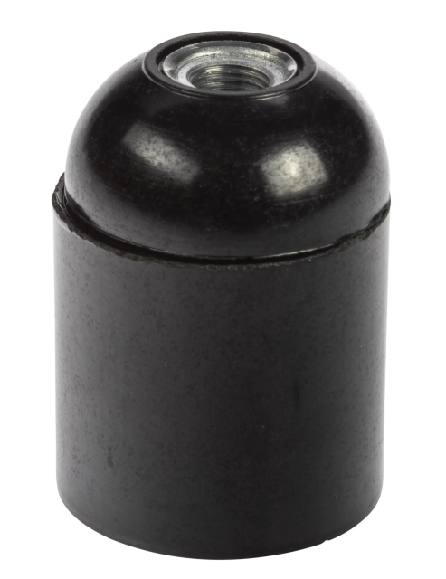 Nordic Quality Lampsockel E27, Svart