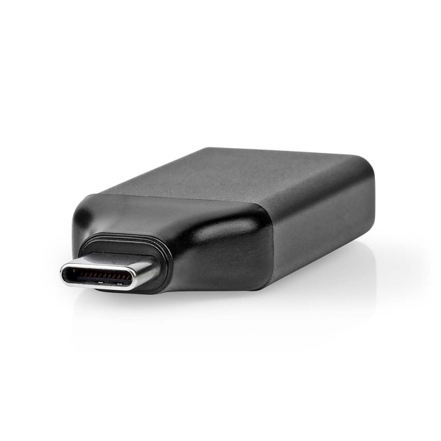 Nedis USB-C™ Sovitin | USB 3.2 Gen 1 | USB-C™ Uros | HDMI™ Ulostulo | 4K@60Hz | Pyöreä | Niklattu | Harmaa / Musta | Laatikko