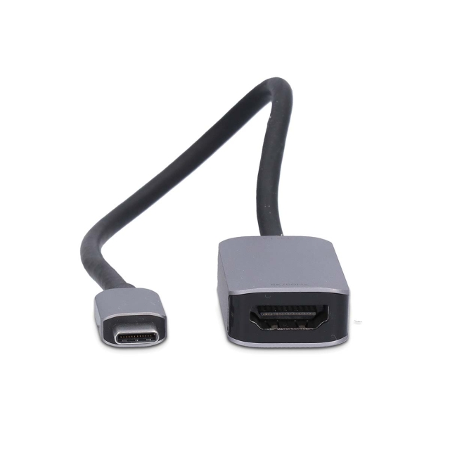 Nedis USB-C™ Sovitin | USB 3.2 Gen 1 | USB-C™ Uros | HDMI™ Ulostulo | 8K@60Hz | 0.20 m | Pyöreä | Niklattu | PVC | Musta | Laatikko