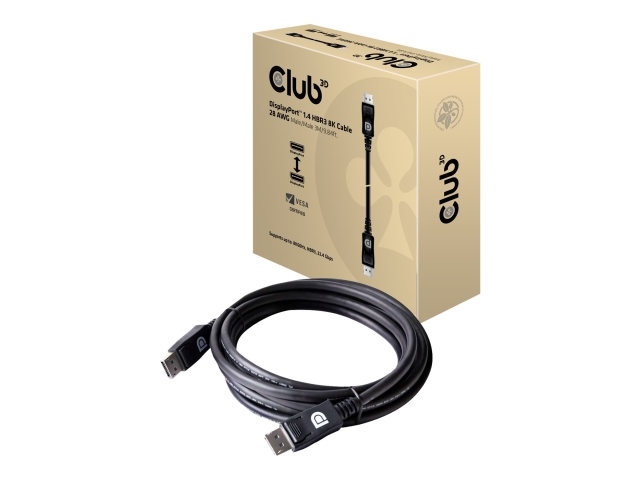 Club 3D 20 pin DisplayPort han -> 20 pin DisplayPort han 3 m