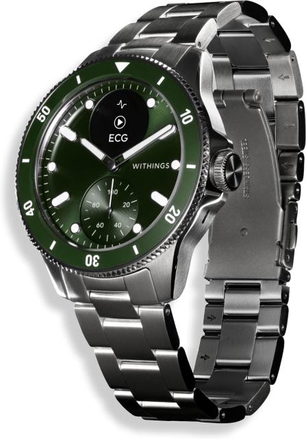 Withings Scanwatch Nova -älykello, 42 mm, vihreä