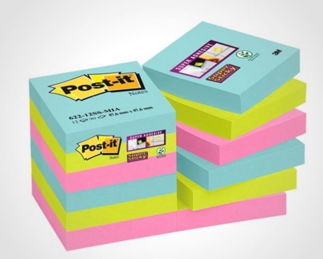 3M Post-it Super-Sticky viestilaput 47,6 x 47,6 mm