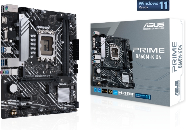 ASUS PRIME B660M-K D4 LGA 1700 mATX-emolevy