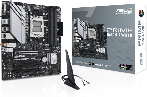 ASUS PRIME B650M-A WIFI II -mATX-emolevy