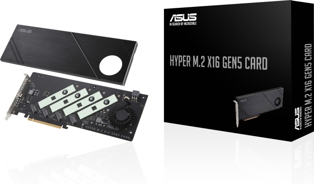 ASUS Hyper M.2 x16 Gen5 Card -adapteri