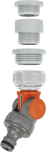 GARDENA OGS -kulmahanaliitin, 1/2" - 1"