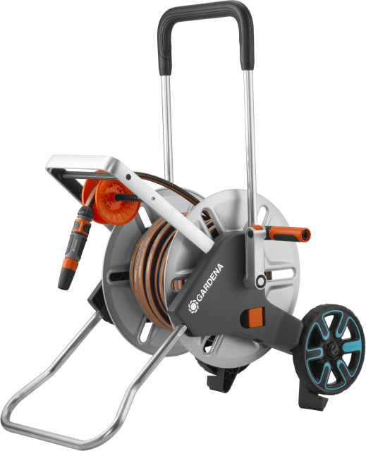 GARDENA CleverRoll M Easy Metal -letkuvaunu, 25 m Flex -letku