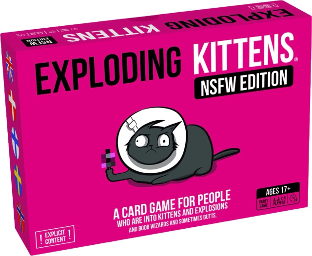Exploding Kittens NSFW ed. Nordic -korttipeli