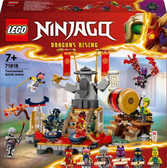 LEGO Ninjago 71818 - Turnajaisten taisteluareena
