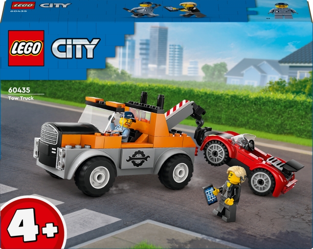 LEGO City Great Vehicles 60435 - Hinausauto ja urheiluautokorjaamo