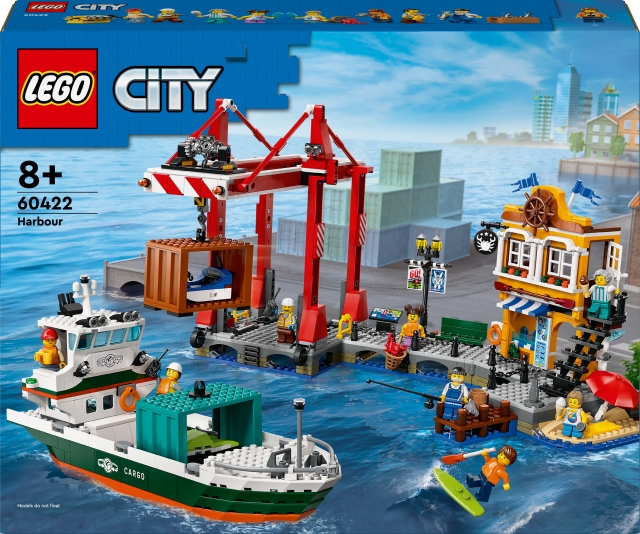 LEGO My City 60422 - Merisatama ja rahtilaiva