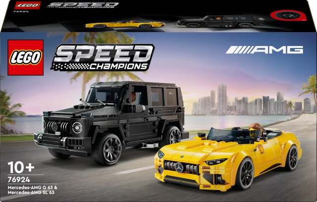 LEGO Speed Champions 76924  - Mercedes-AMG G 63 ja Mercedes-AMG SL 63