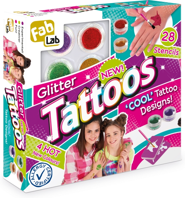 FabLab Glitter Tattoos -tatuointisetti