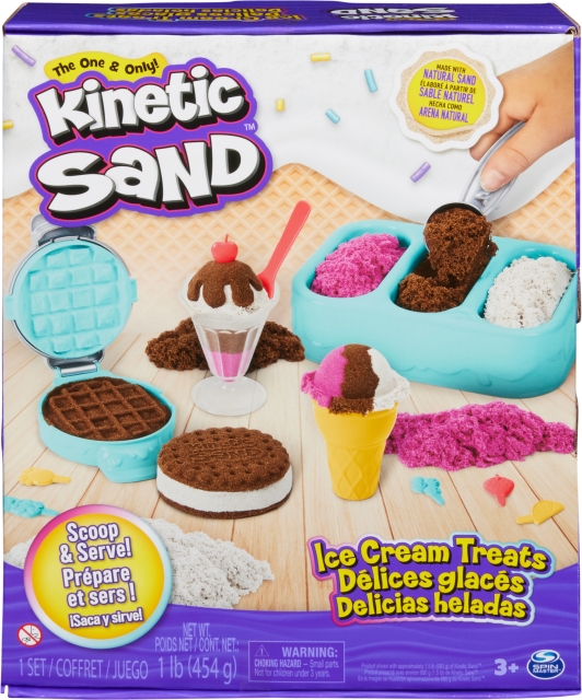 Kinetic Sand jäätelöherkut leikkisetti