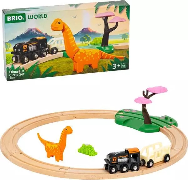 BRIO 36098 - Dinosaurus ympyräratasetti