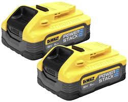 DeWALT DCBP518H2-XJ 18V XR 5,0Ah Batteri Powerstack - 2 stk