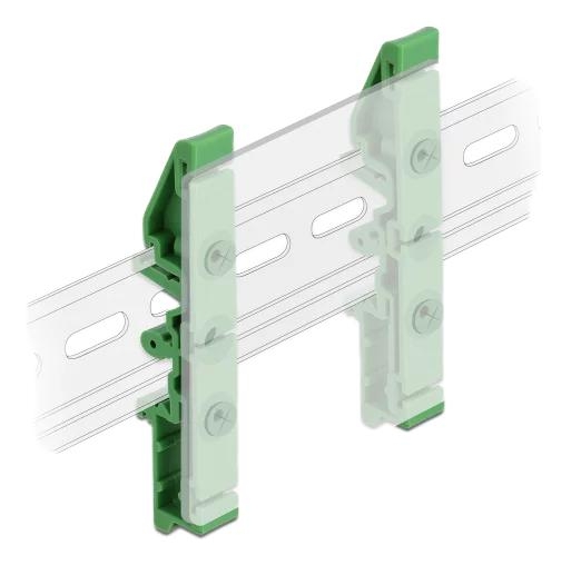 DeLOCK DIN rail clip for PCB 85 mm 4 pieces