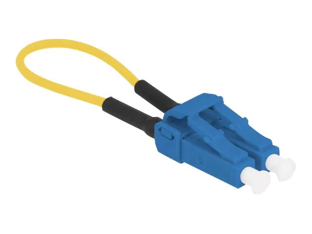 DeLOCK Optical Fiber loopback Adapter LC / UPC singlemode, blue