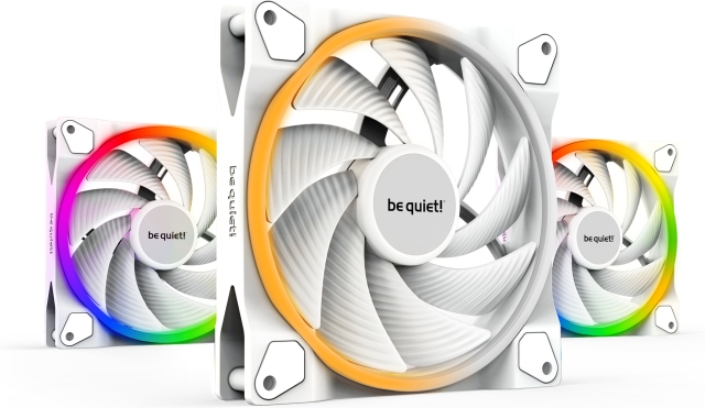 Be Quiet! Light Wings PWM high-speed -tuuletinpakkaus, 140 mm, 3-pack, valkoinen