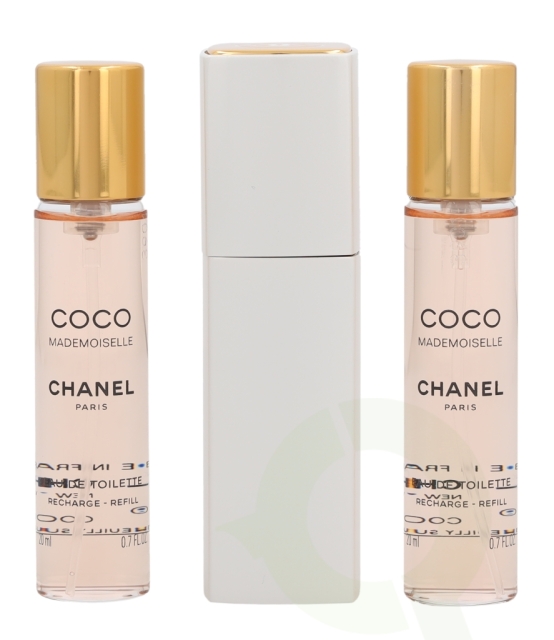 Chanel Coco Mademoiselle Giftset 60 ml 2x Edt Spray Refill 20Ml/1x Edt Spray 20Ml - Twist and Spray