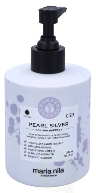Maria Nila Colour Refresh Non-Permanent Colour Mask 300 ml 0.20 Pearl Silver