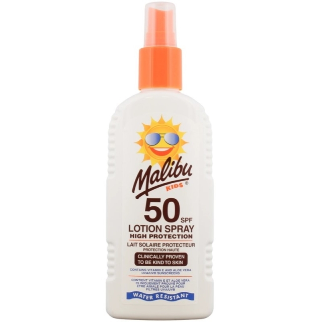Malibu Lasten voidesuihke SPF50 200ml
