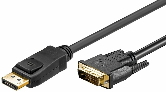 Goobay DisplayPort - DVI-D Dual Link -kaapeli, 3 m