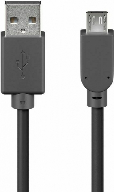 Goobay USB-A - Micro-B -kaapeli, 0,15 m