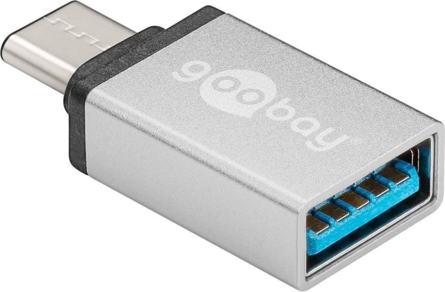 Goobay USB-C - A 3.0 -adapteri, hopea
