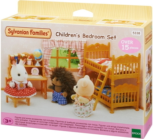 Sylvanian Families Maalaistalon lastenhuone kerrossangyllä