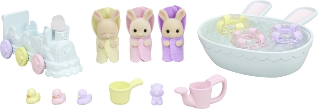 Sylvanian Families Kolmosten kylpysetti