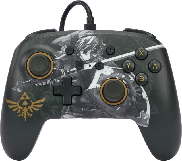 PowerA Enhanced Wired Controller -peliohjain, Battle-Ready Link, Switch